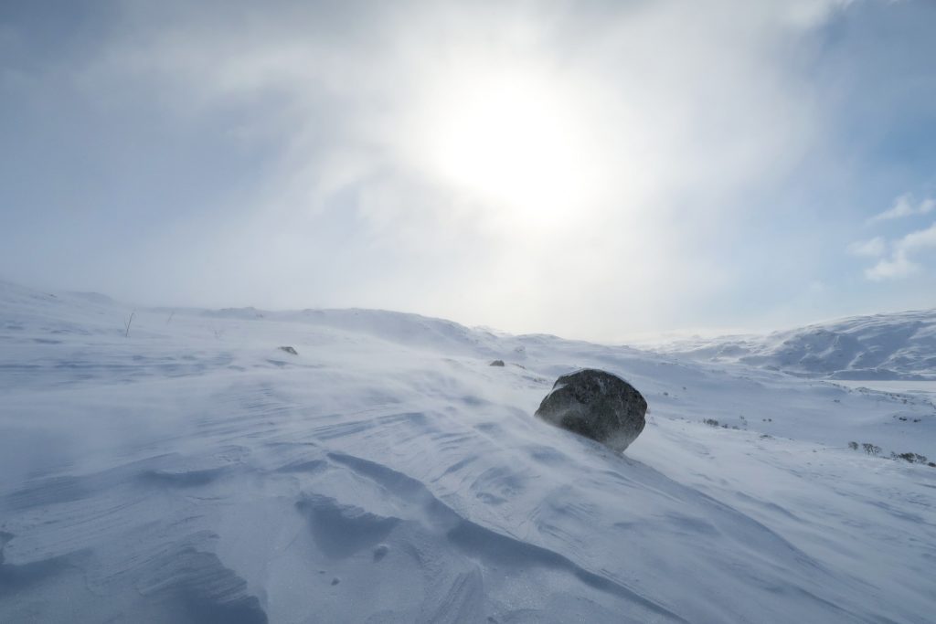 Der Wind bläst fast immer auf der Hardangervidda