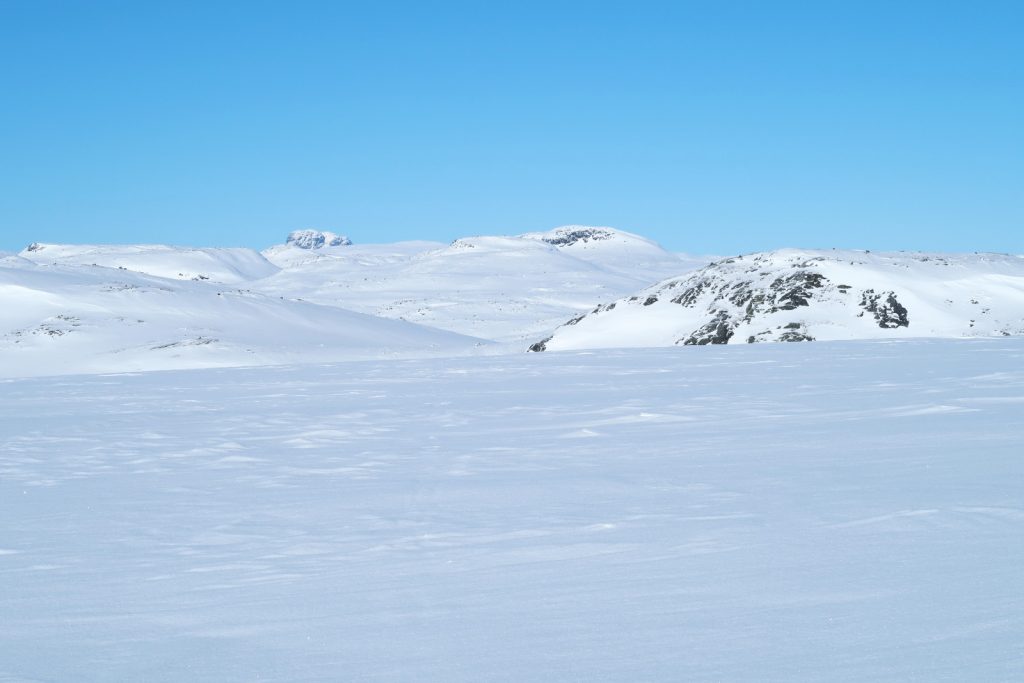 Der Hårteigen kommt erstmals auf meiner Wintertour in Sicht