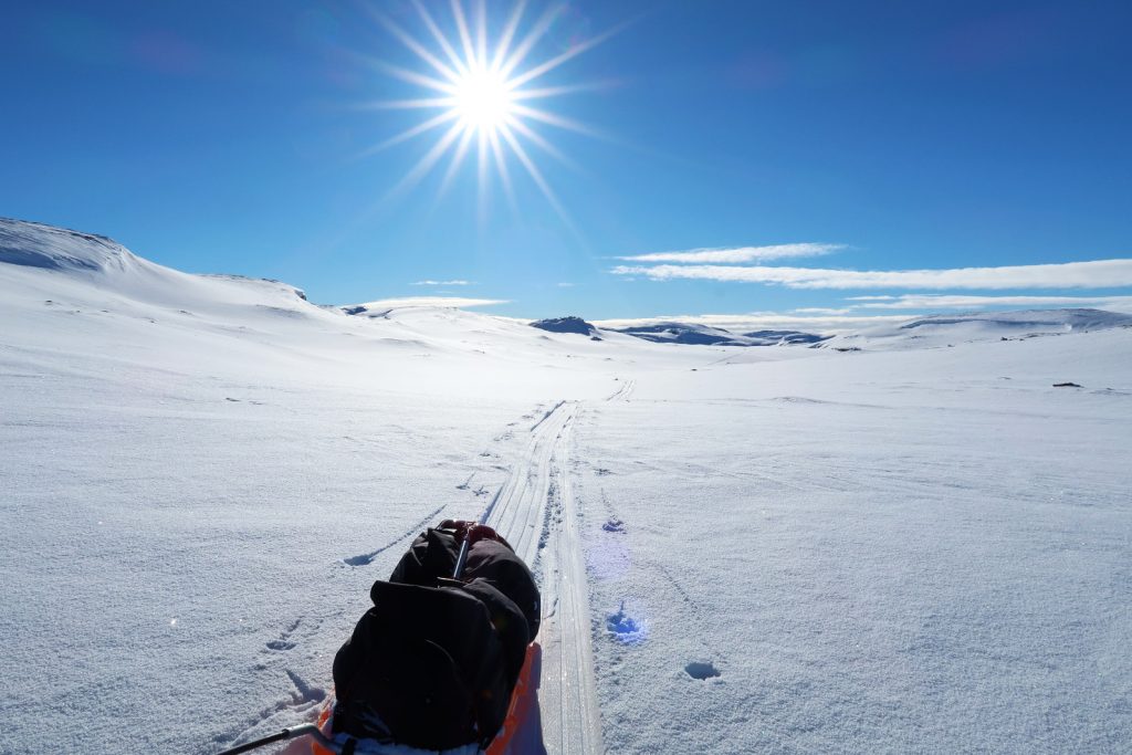 Sonne satt am heutigen 4. Tourentag!