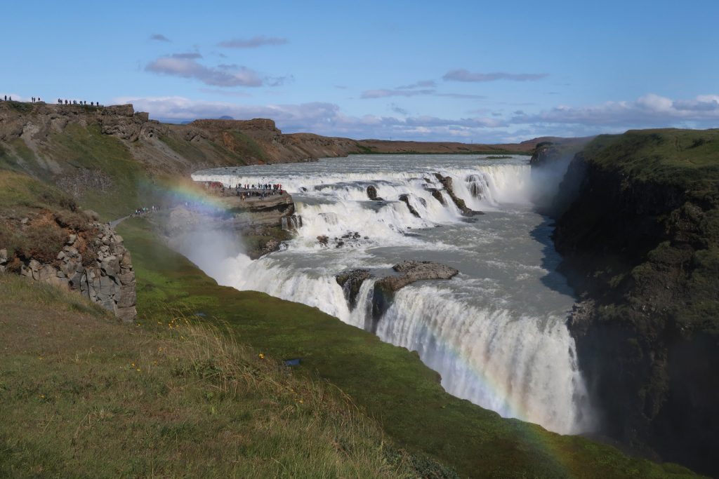 Der große Wasserfall Gulfoss