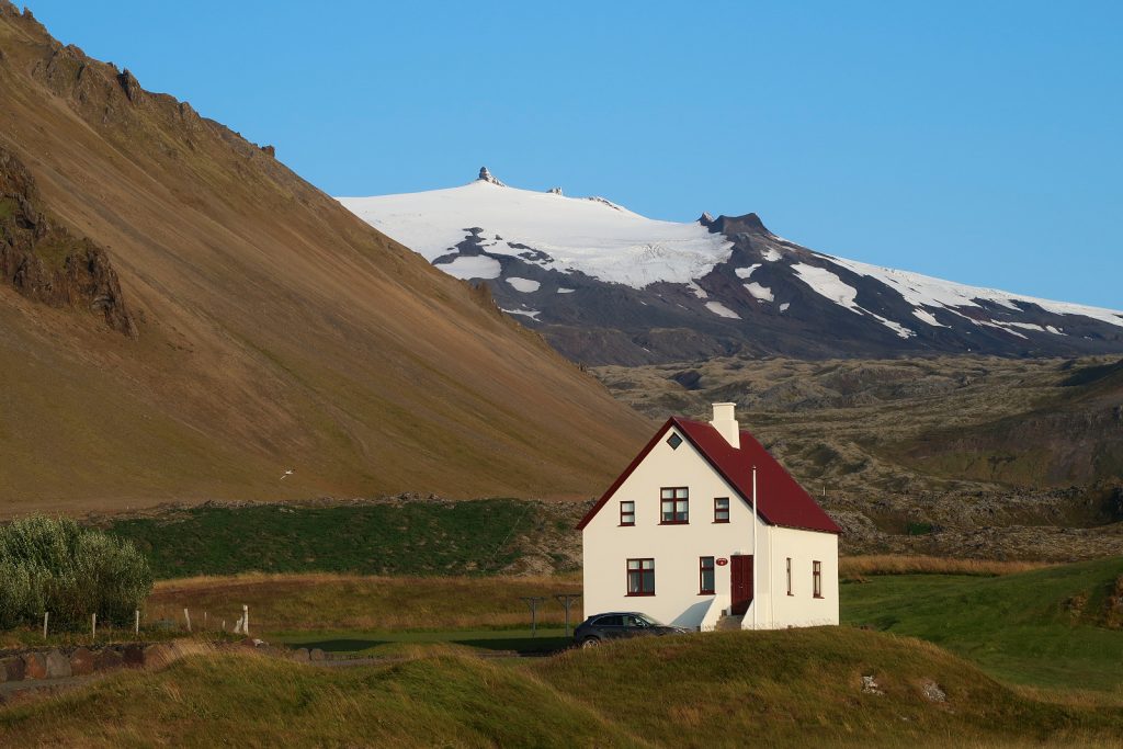 Der Gletscher Snæfellsjökull